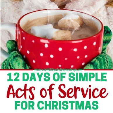 Are you looking for ways to get your kids involved in service this holiday season? Consider doing 12 Days of Simple Acts of Service for Christmas.