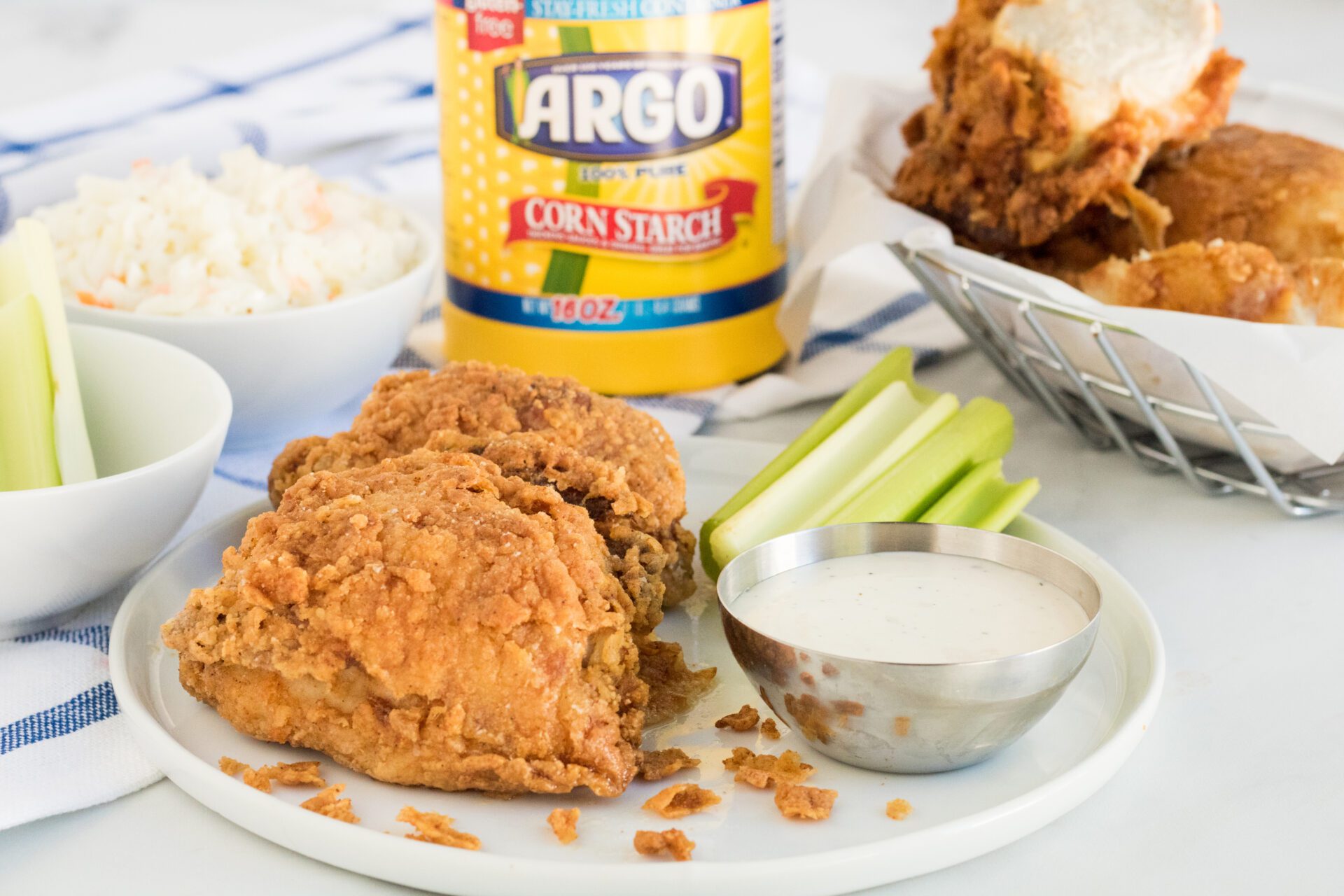 Looking for the crispiest southern fried chicken? Look no further because we’re sharing our secret ingredient to make the crispiest chicken! 
