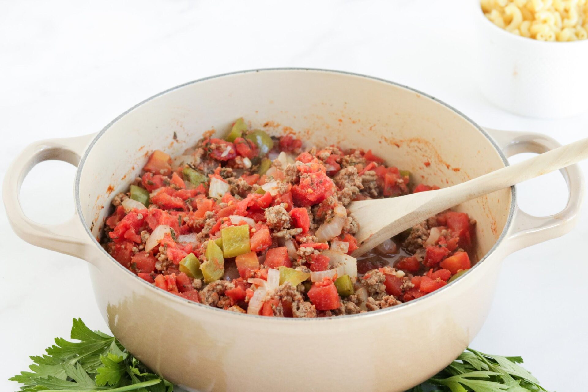 Are you looking for the perfect comfort food? Well, look no further because this American Chop Suey Recipe is the perfect meal for busy families!