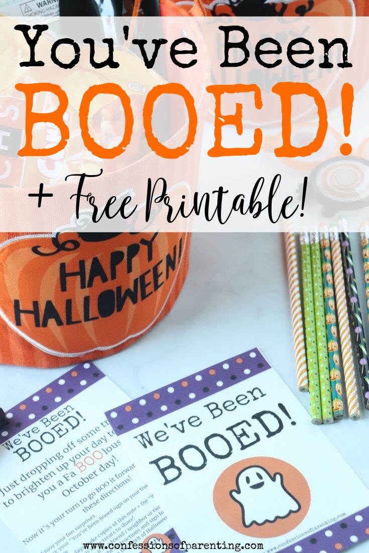 Grab some treats and put on your running shoes as you and your family share the magic of Halloween as you go around dropping “You’ve been booed” surprises!