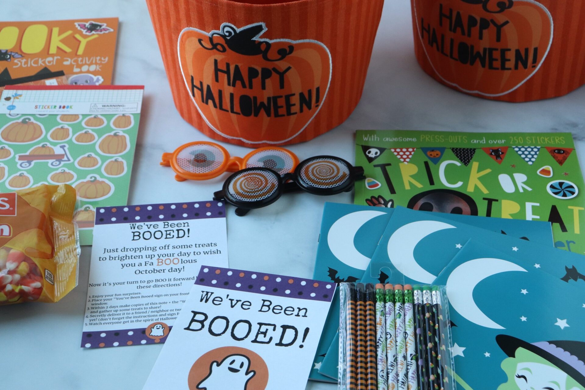 Grab some treats and put on your running shoes as you and your family share the magic of Halloween as you go around dropping “You’ve been booed” surprises!