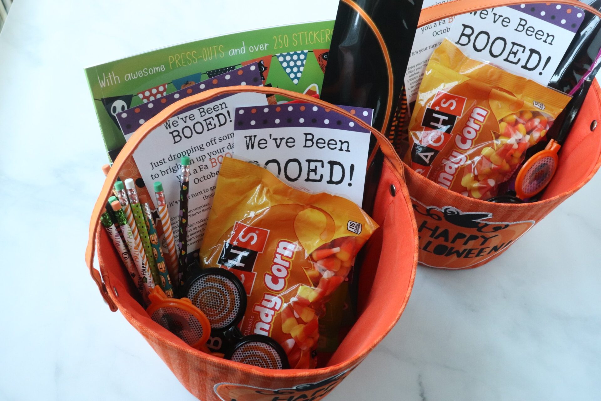 Grab some treats and put on your running shoes as you and your family share the magic of Halloween as you go around dropping “You’ve been booed” surprises!