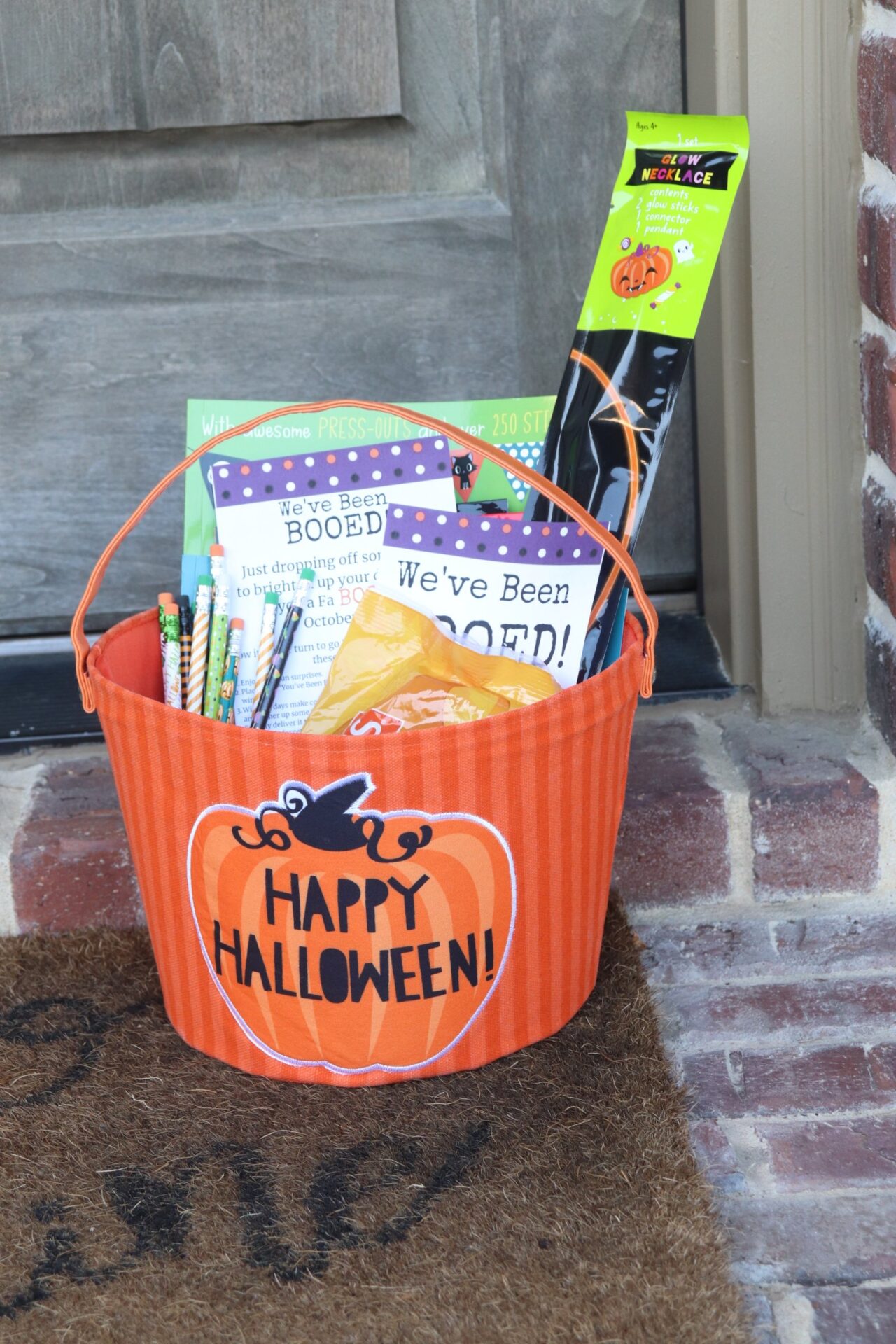 Grab some treats and put on your running shoes as you and your family share the magic of Halloween as you go around dropping “You’ve been booed” surprises!