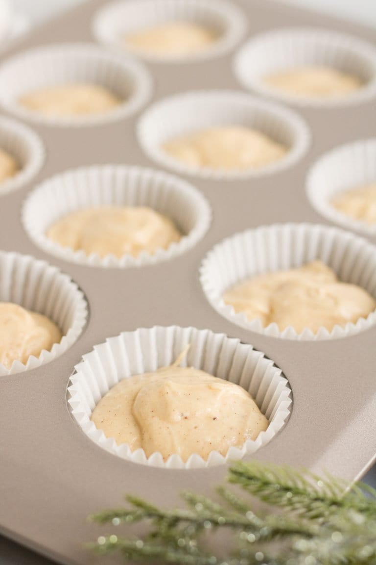 Perfectly Moist Eggnog Cupcakes