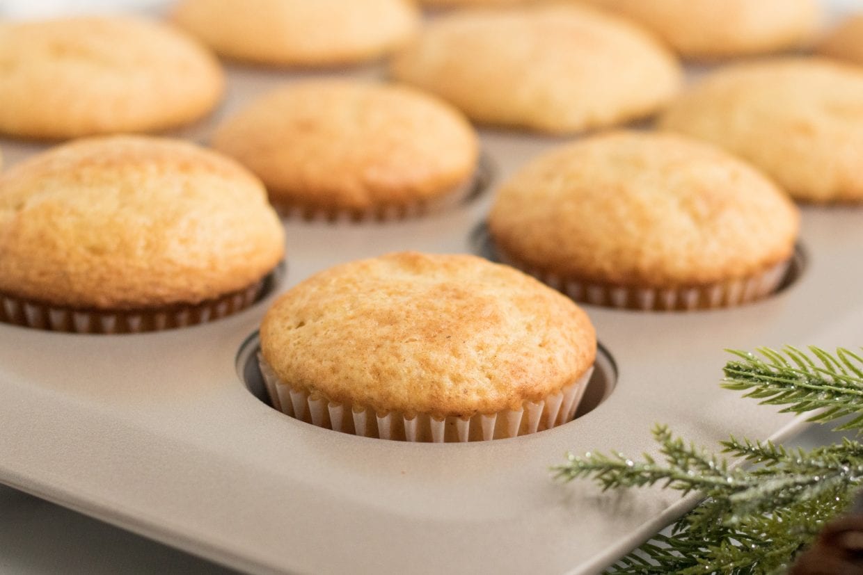Perfectly Moist Eggnog Cupcakes