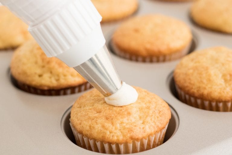 Perfectly Moist Eggnog Cupcakes