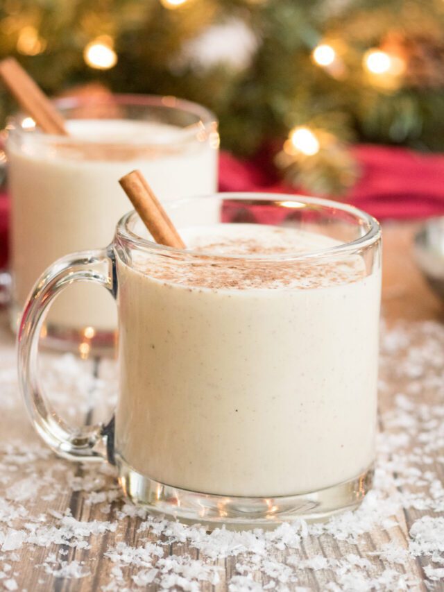 Easy Homemade NonAlcoholic Eggnog Story Confessions of Parenting