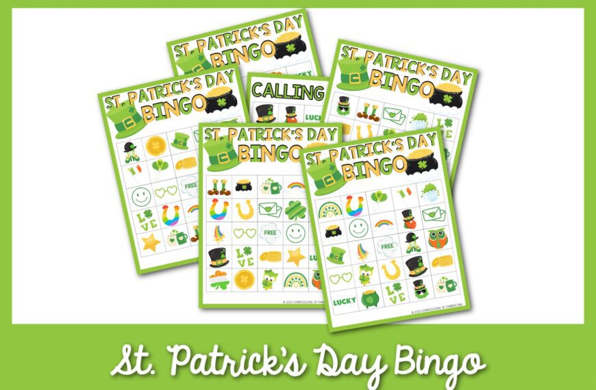 St. Patrick’s Day Bingo Free Printable