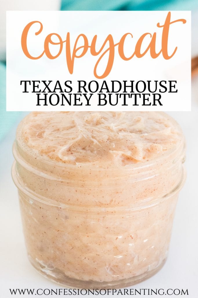 pinterest image for copycat honey butter recipe from texas roadhouse