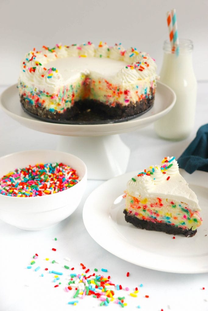 Looking for a reason to celebrate? Try your hand at this simple failproof Instant Pot Funfetti Cheesecake which will be a hit for any occasion, even if the occasion is making it through another Monday!