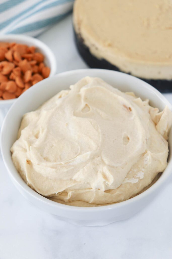 Peanut Butter Whipping Cream is a delicious twist on a traditional homemade whipping cream. It’s nutty and creamy and would be delicious on your favorite desserts!