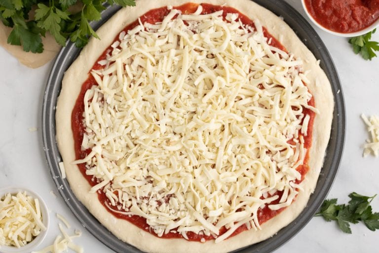 Delicious Homemade Cheese Pizza