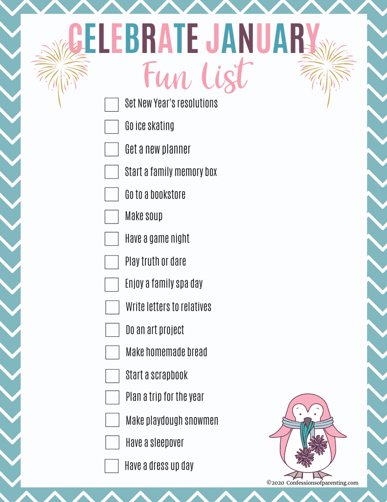 Bring in the new year right with these family activities that help you celebrate January! These simple and fun January bucket list ideas are an easy way to bring your family closer together.