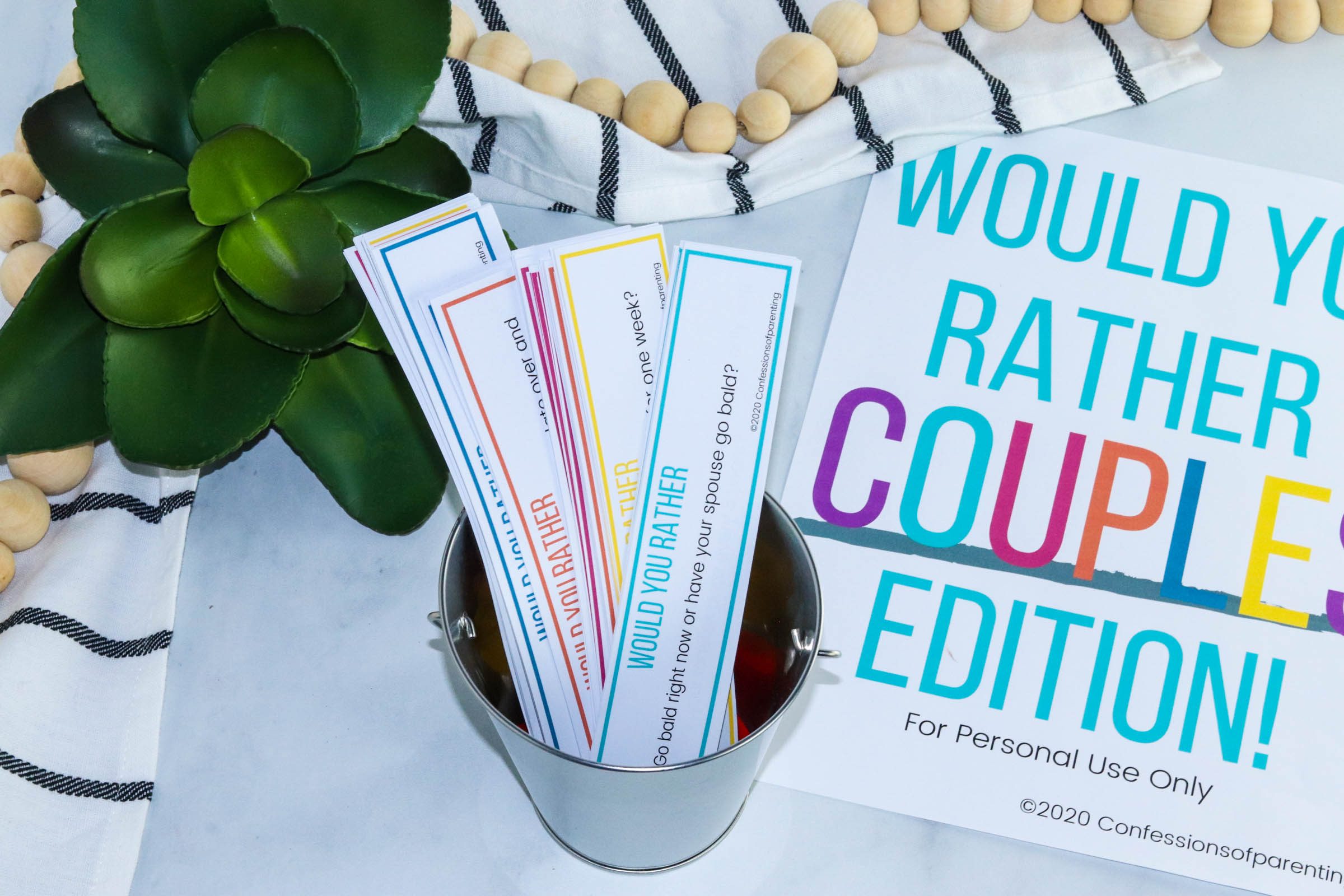 Spice up your daily routine with these fun Would You Rather Questions for couples. Would You Rather is the perfect game for the next in-home date night with your spouse.