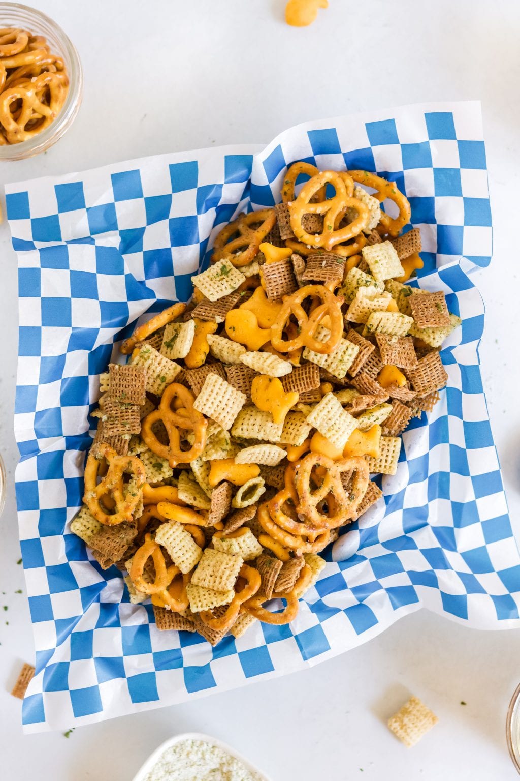 Air Fryer Chex Mix Ready in 10 Minutes