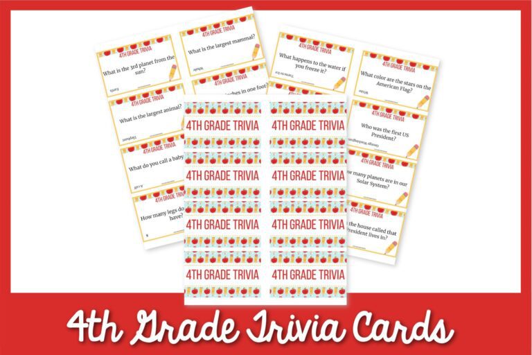 4th Grade Trivia Questions