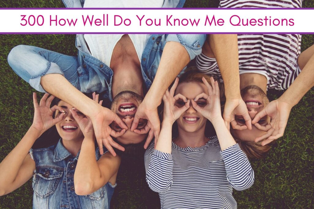 Feature: How well do you know me questions