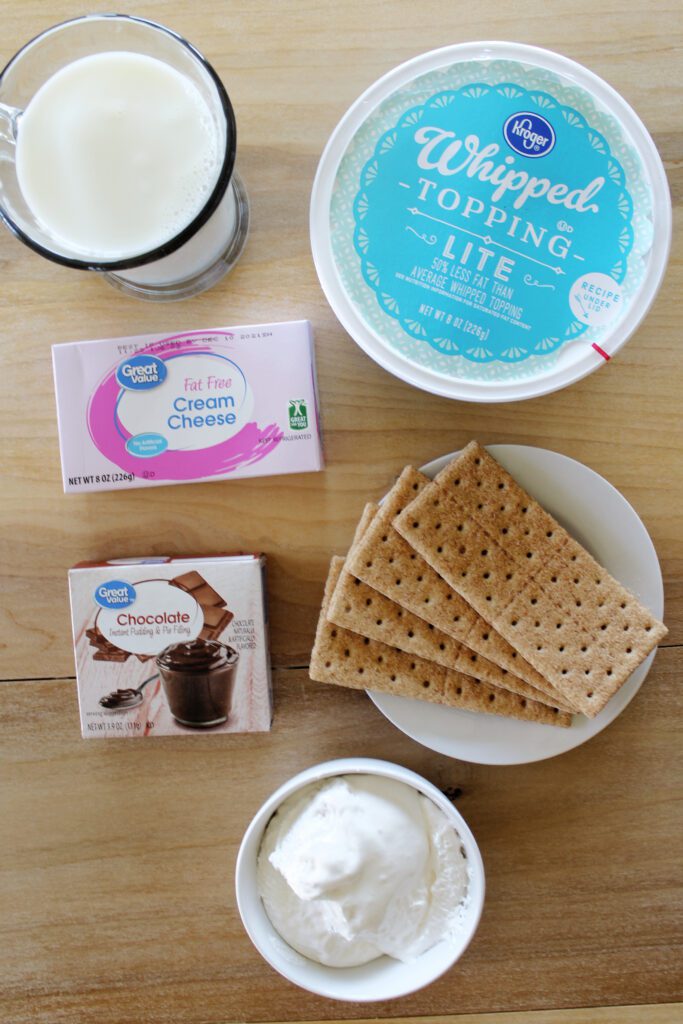 ingredients for frozen smores