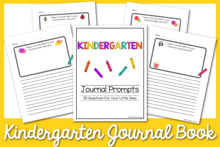 Feature: Kindergarten Journal Prompts Book