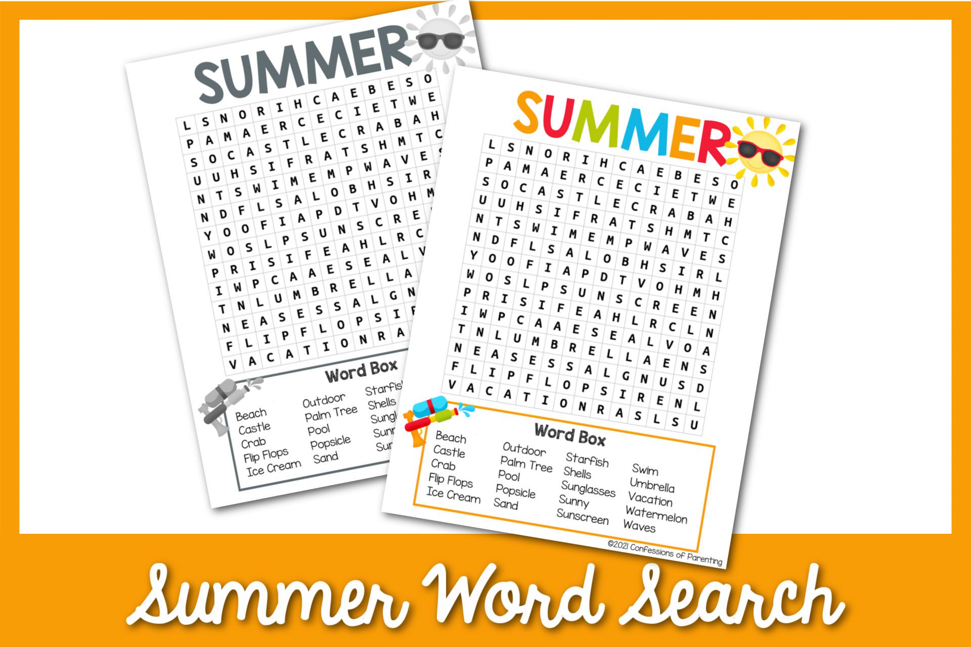 summer word search free printable easy recipes printables and fun games for kids