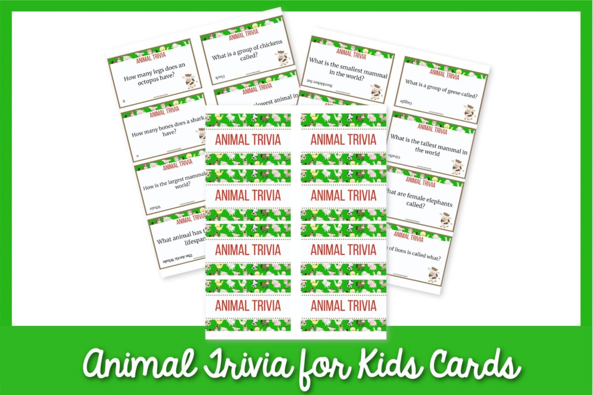 100 Animal Trivia Question for Kids