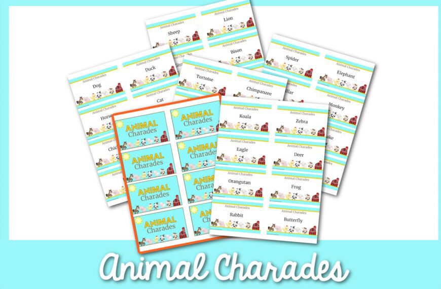 100 of The Very Best Animal Charades