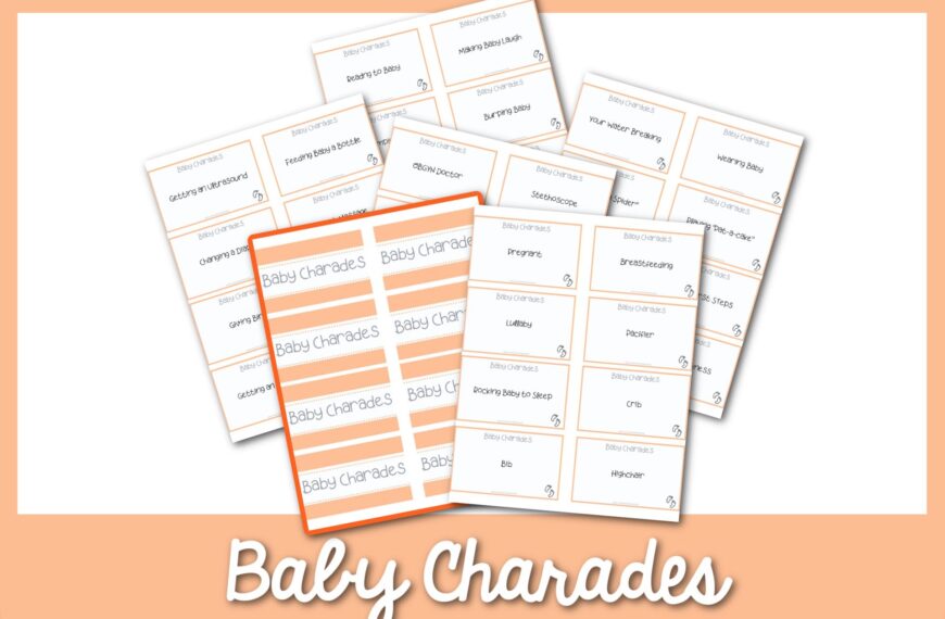 The Best Baby Charades Perfect for Baby Showers!