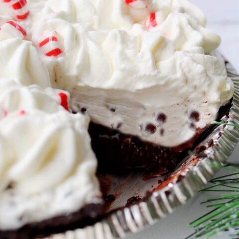 Chocolate Peppermint Pie-image