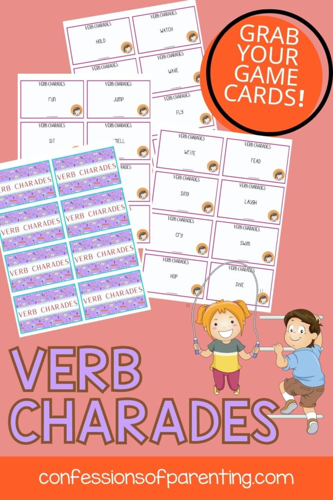 the-best-verb-charades-with-printable-cards