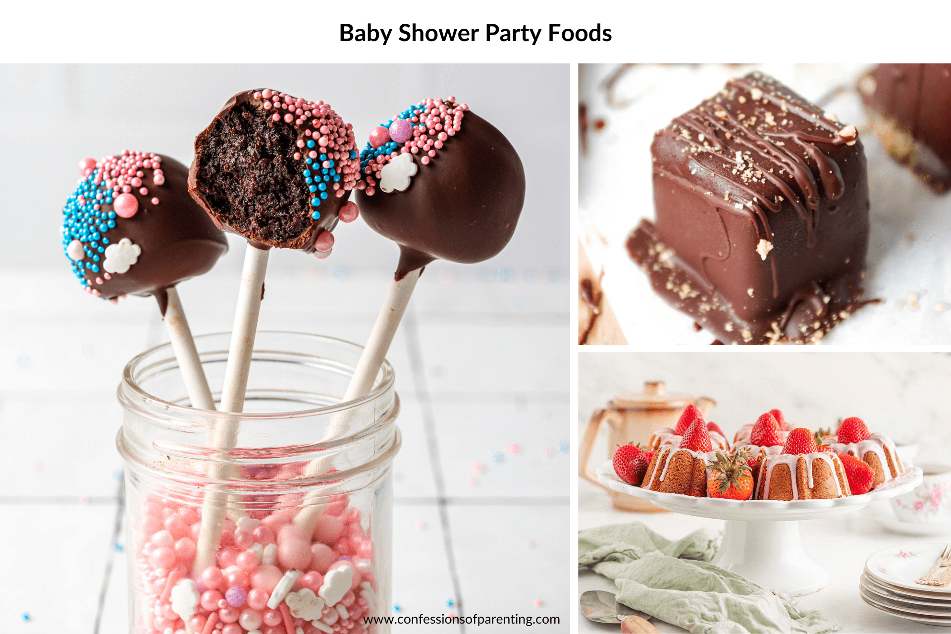 Feature: Baby shower foods