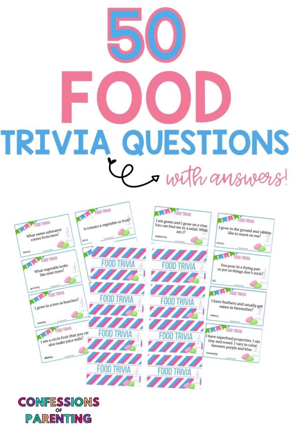 50 Best Food Trivia Questions for Kids