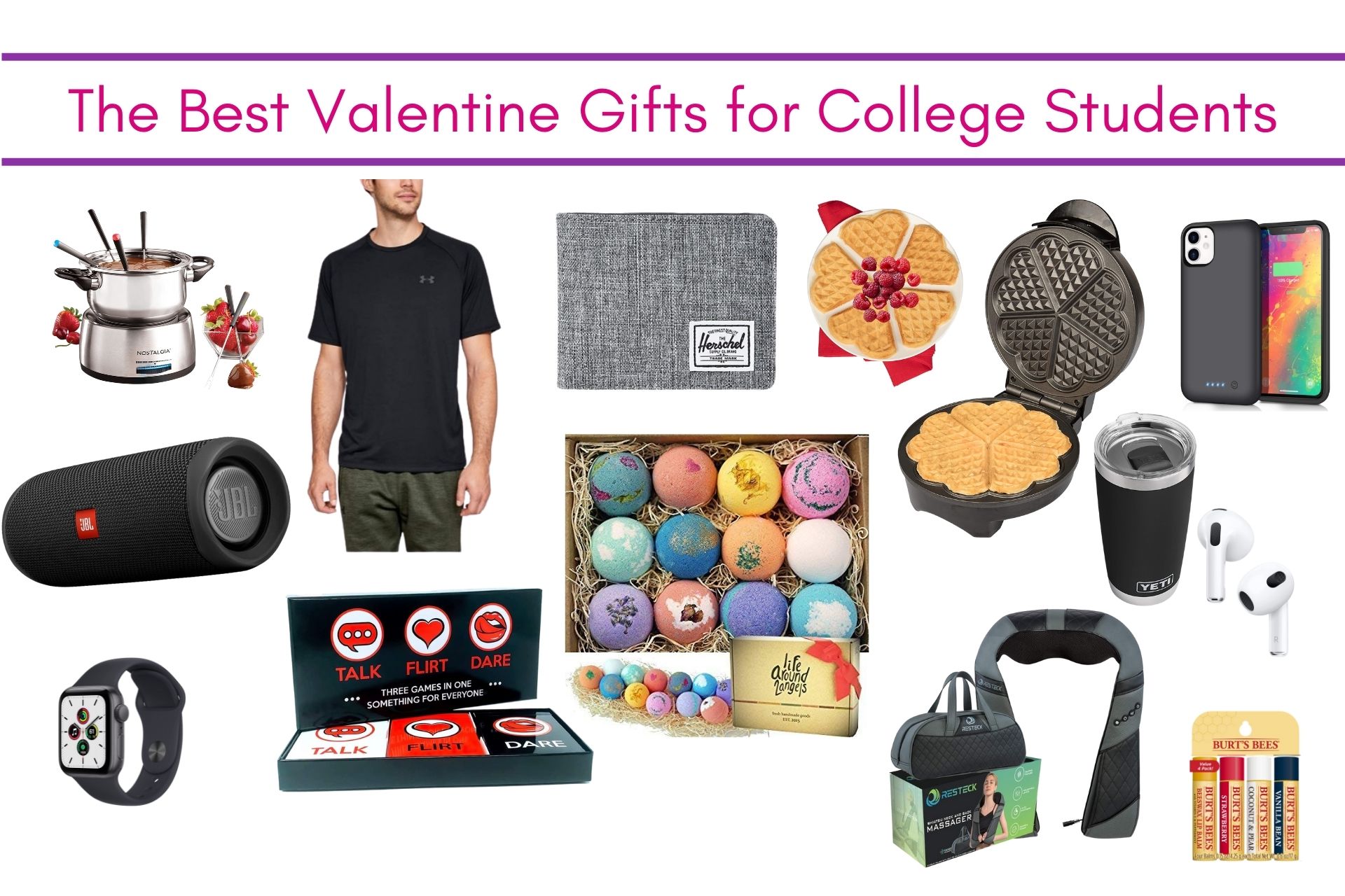 pictures of products that would make good valentine gifts for college students