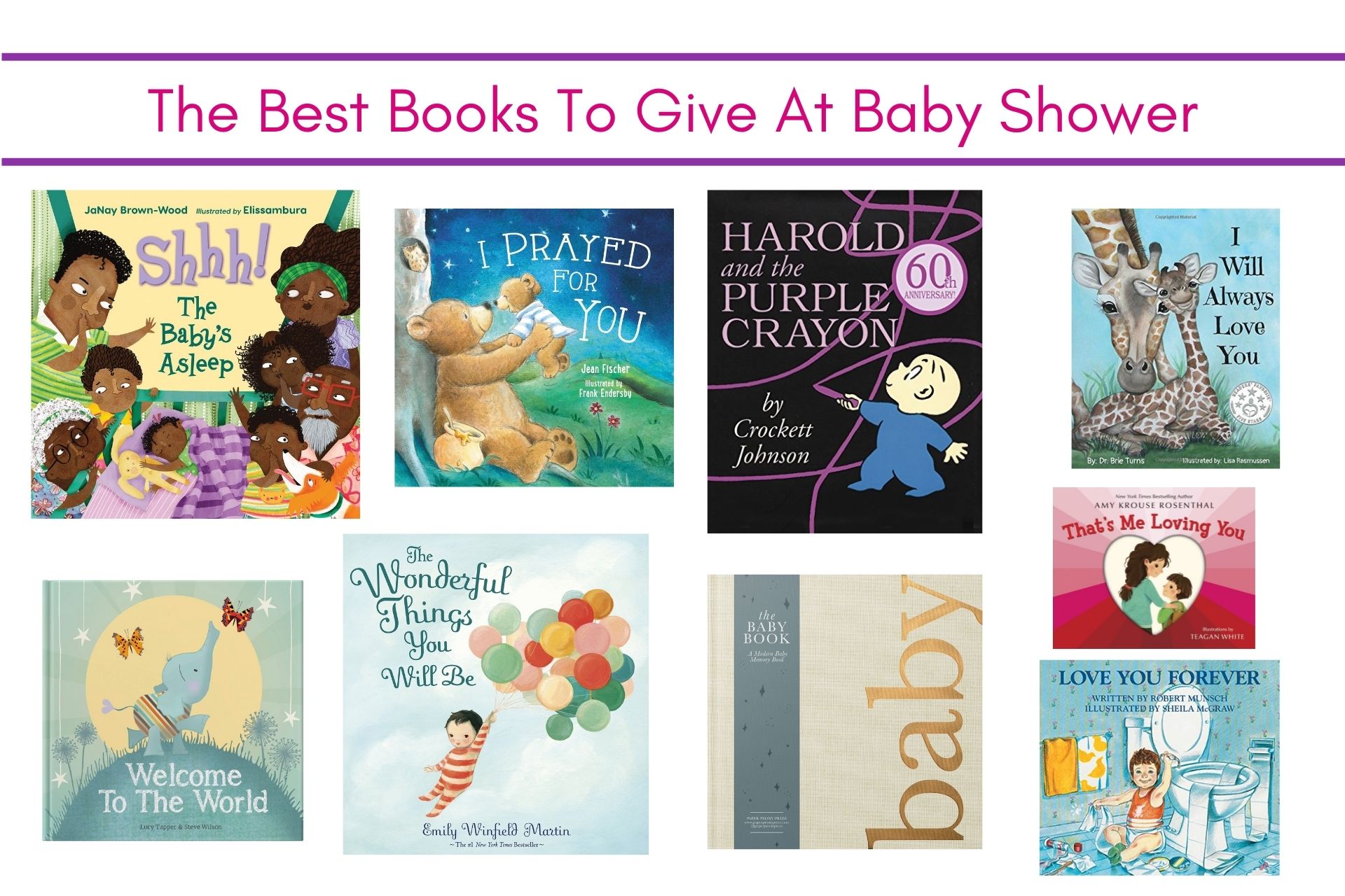 25+ Of The Best Books for Baby Shower Gifts - Confessions of Parenting ...