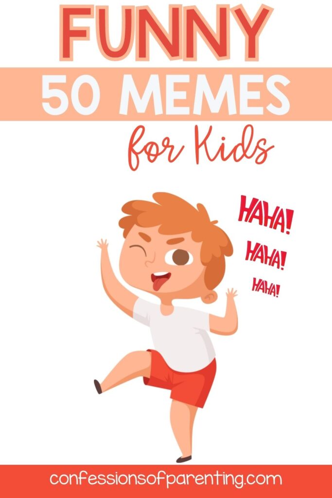 pin image: 50 memes for kids