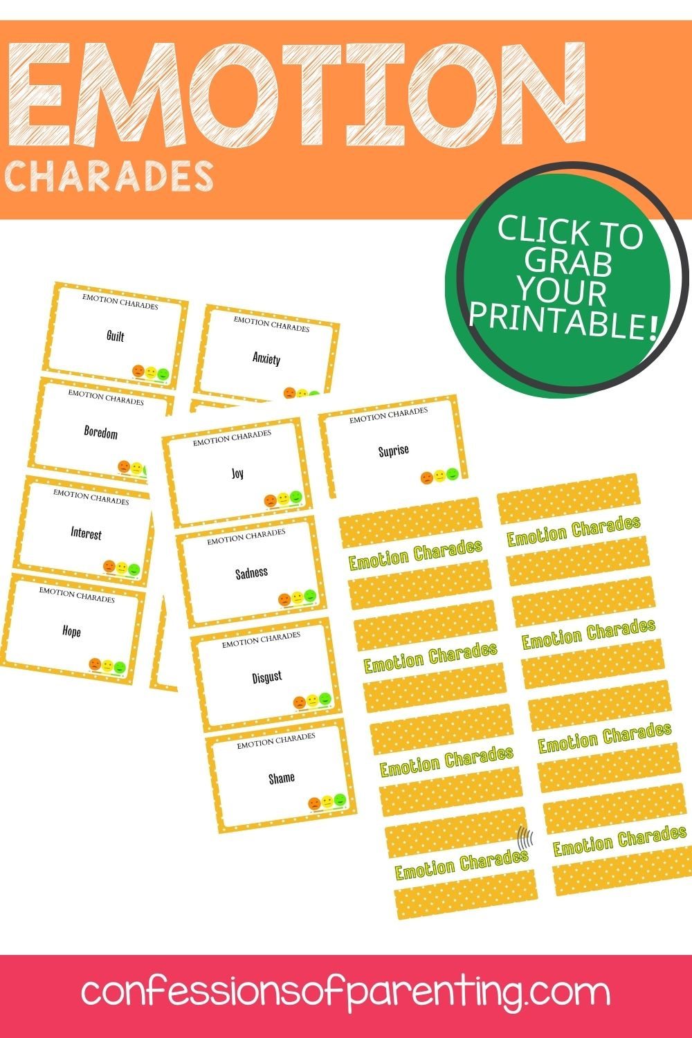 48 Awesome Emotion Charades Ideas For Kids