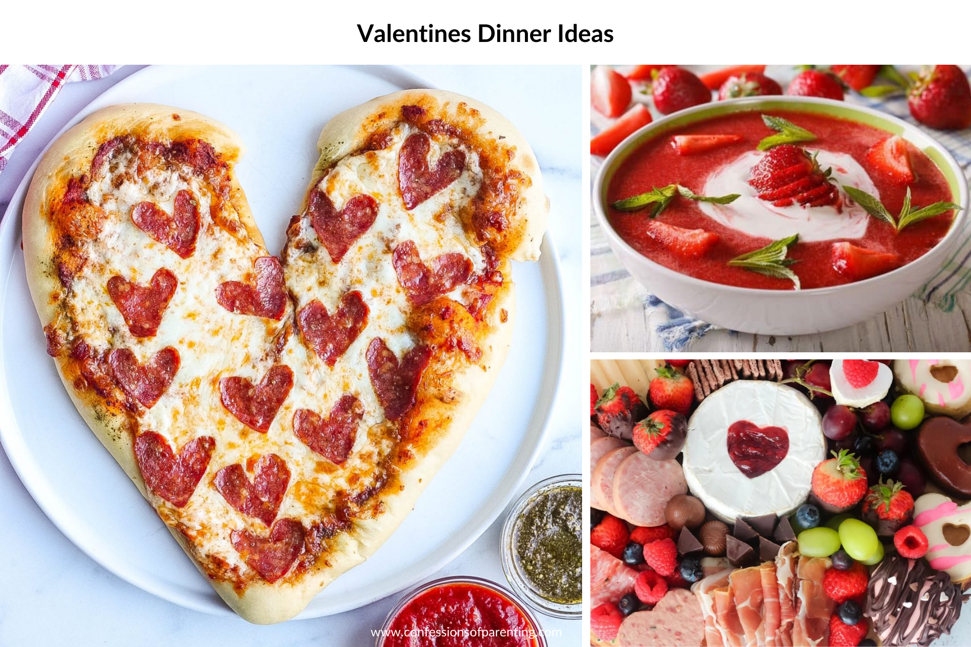 Feature: Valentines Dinner ideas heart pepperoni pizza