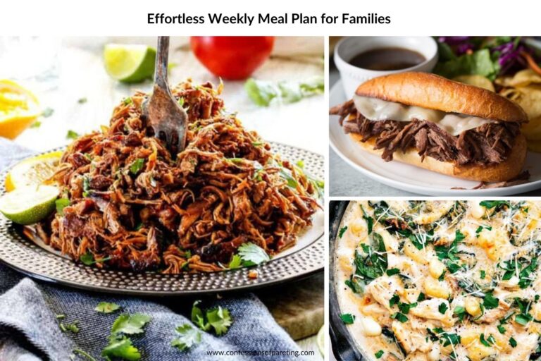 Effortless Weekly Meal Plan for Families (Food for Everyone)
