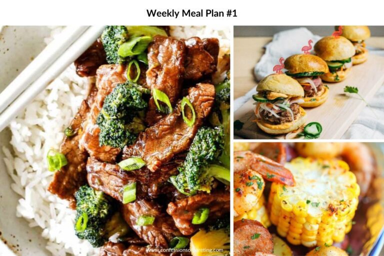 Weekly Meal Plan #1