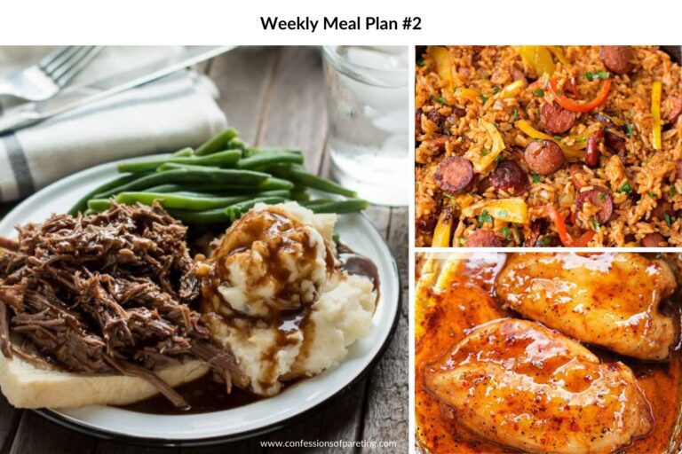 Weekly Meal Plan #2