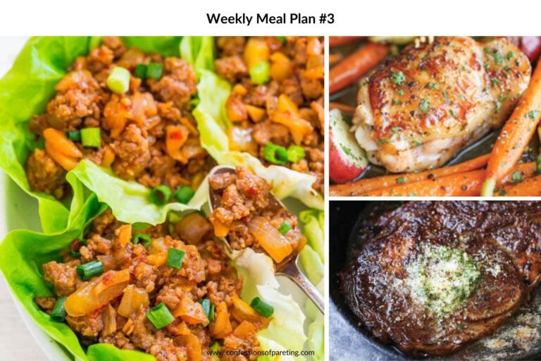 Weekly Meal Plan #3