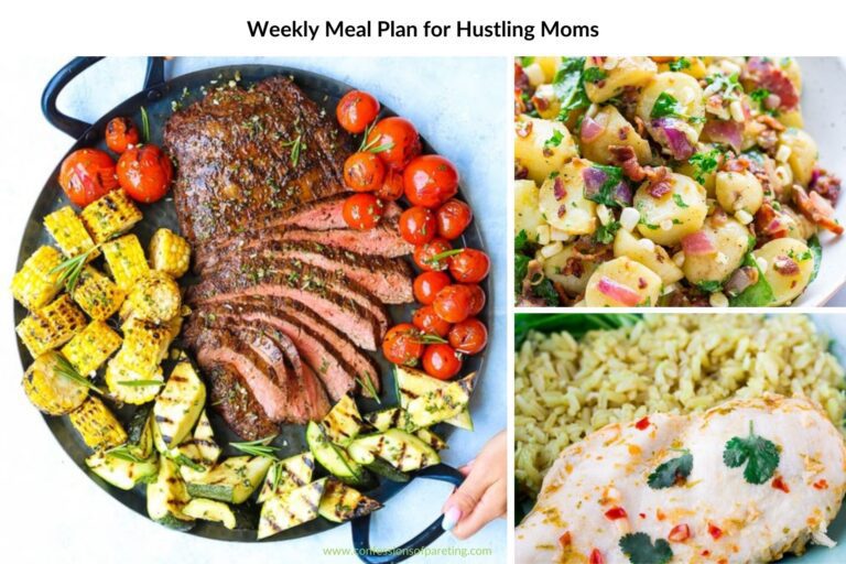 Weekly Meal Plan for Hustling Moms (Simplify Your Life!)