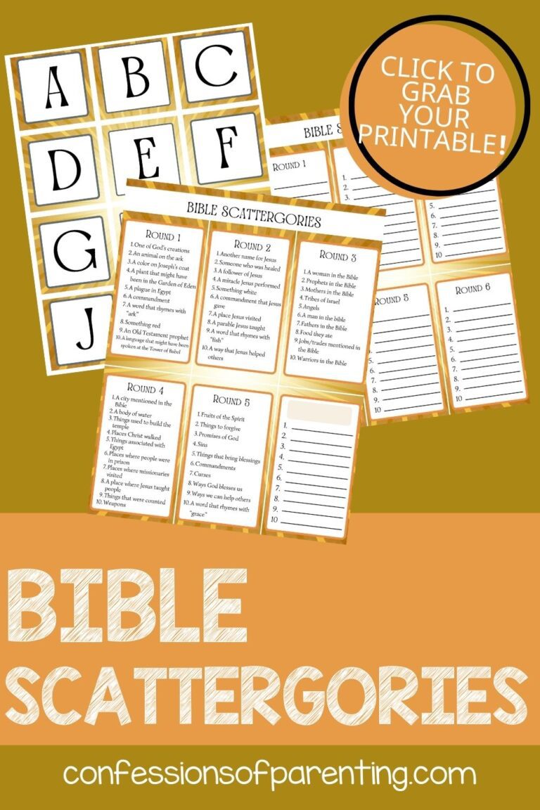 Bible Scattergories