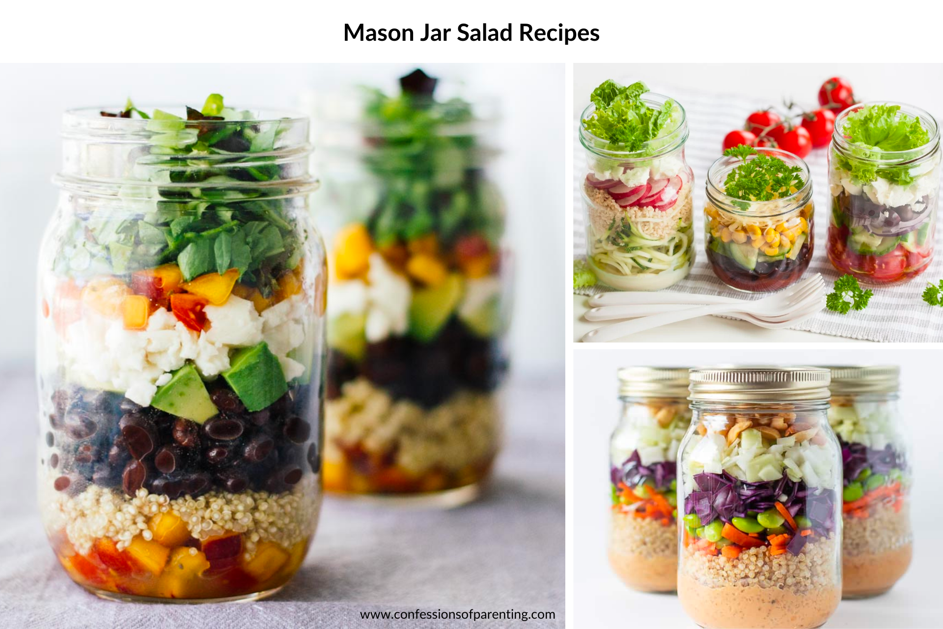 Mason Jar Salad Recipes