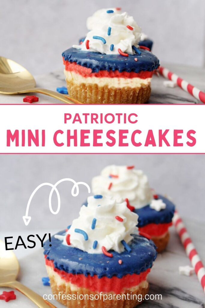 pin image: patriotci mini cheesecake