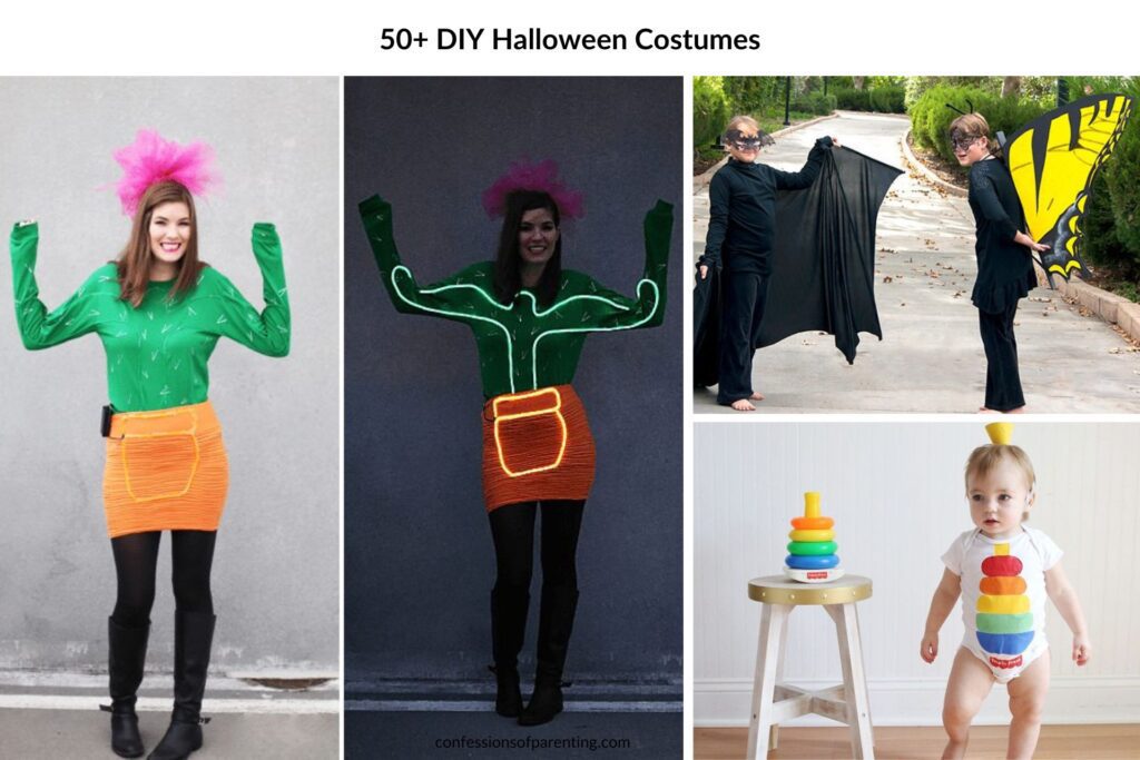 clay virtue Attempt 50+ DIY Halloween Costumes - Confessions of Parenting- Fun Games, Jokes,  and More