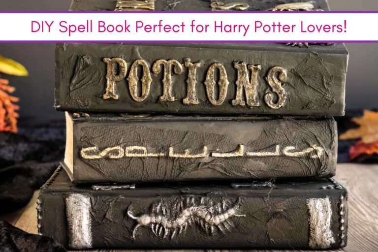 feature image: DIY Spell Book Perfect for Harry Potter Lovers!
