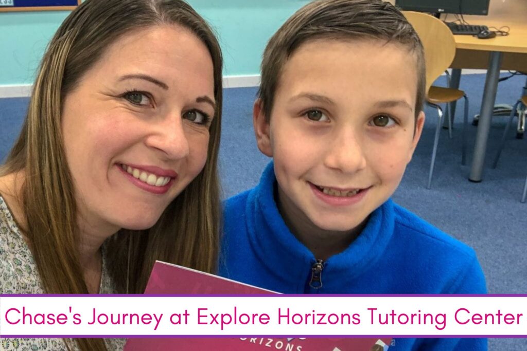 feature image: Chase's Journey at Explore Horizons Tutoring Center
