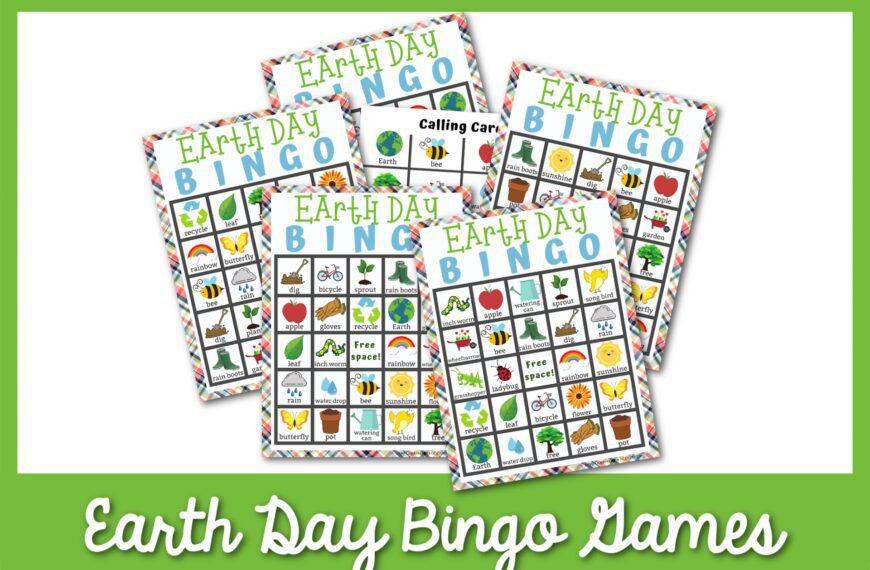 Earth Day Bingo Free Printable
