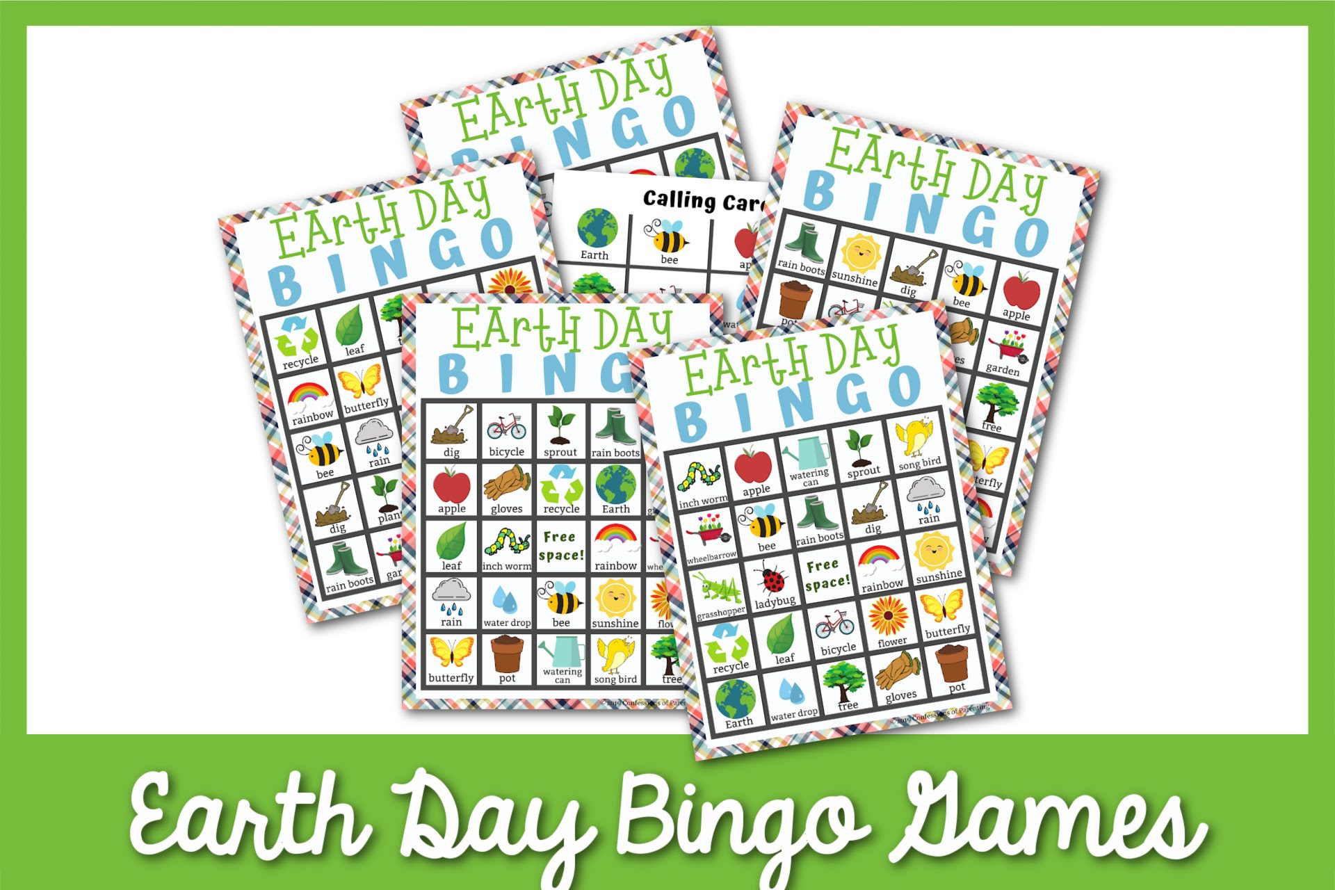 Earth Day Bingo Free Printable