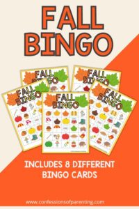 Fall Bingo Free Printable